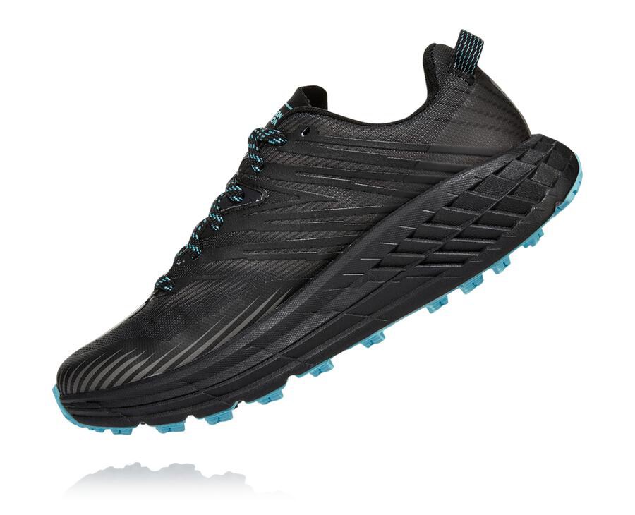 Tenis Trail Hoka One One Feminino Pretas - Speedgoat 4 Gore-Tex - 674-OVUPYI